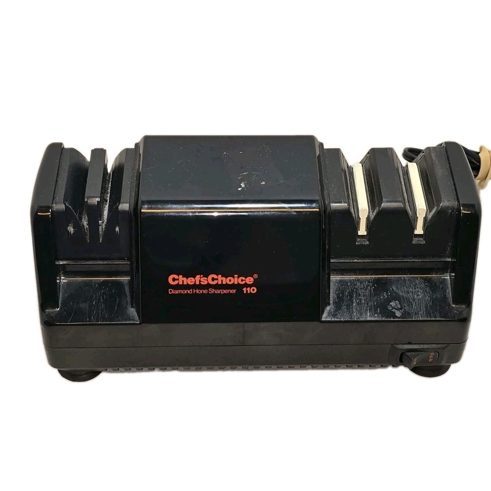 EdgeCraft Chef's Choice 110 Diamond Hone 3 Stage Pro Knife Sharpener Black